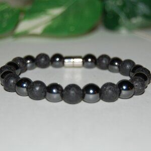 Lava Bracelet,Magnetic Bracelet,Lava and Magnetic Bracelet